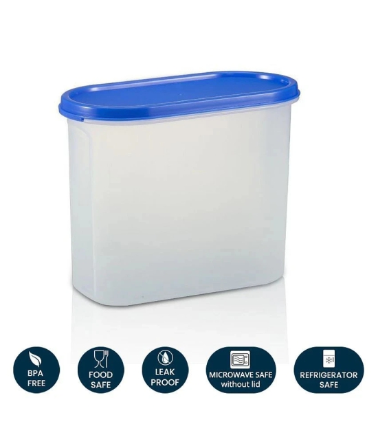 HOMETALES - Grocery/Food/Pasta Polyproplene Navy Blue Dal Container ( Set of 9 ) - Navy Blue