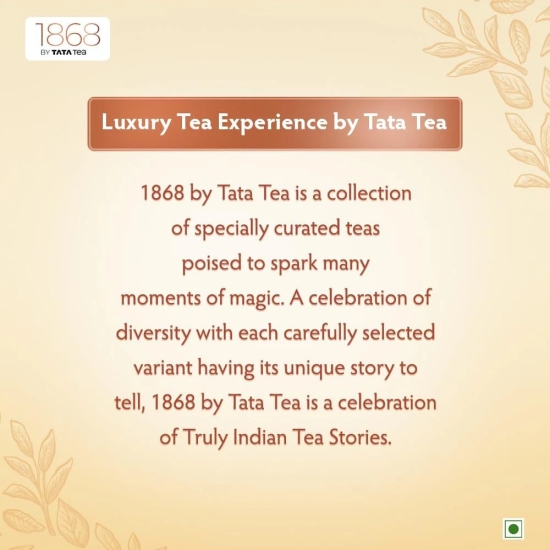 1868 by Tata Tea Jasmine Green, Green Tea with Jasmine, Flavoured Green Tea, 50g