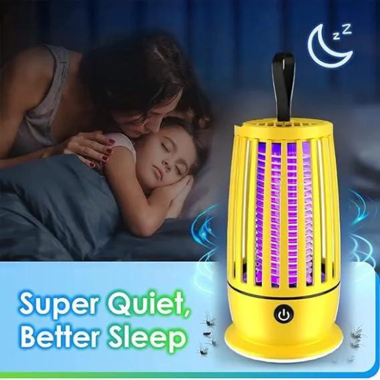 LED Mosquito Killer Lamp Electronic Bug Zapper Flies Catcher Eco Friendly-Free Size