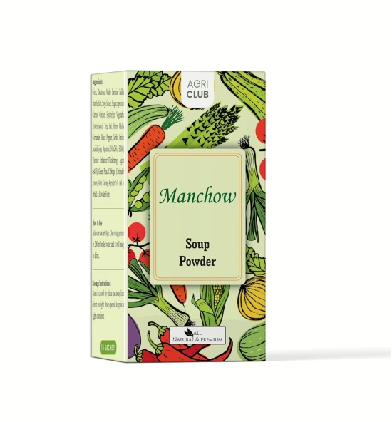 Agri Club Manchow Soup Powder, 15 Sachets Each 15 gm