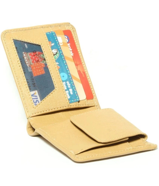 Loopa PU Beige Casual Regular Wallet - Beige