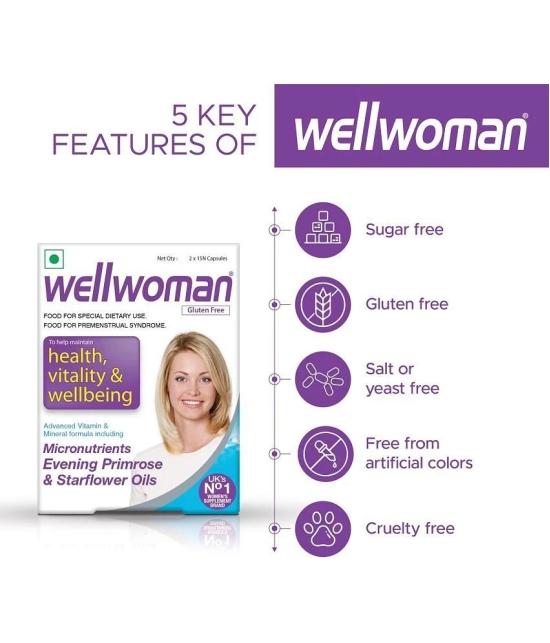 WELLWOMAN Multivitamins For Women ( Pack of 1 )