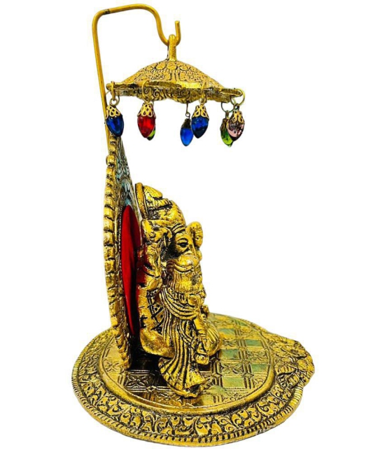 VARKAUS - Brass Lord Ganesha Idol ( 18 cm )