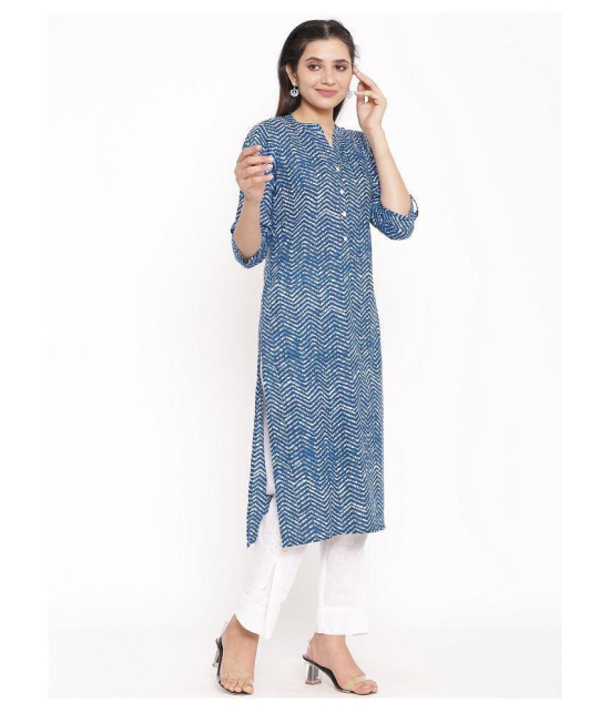 FabbibaPrints Cotton Kurti With Pants - Stitched Suit - XL