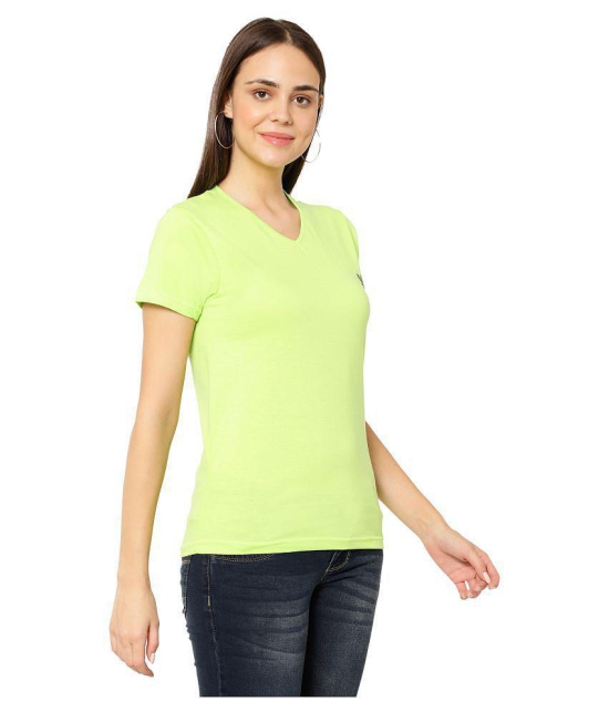 Vimal Jonney Cotton Green T-Shirts - L