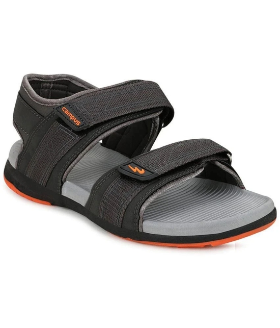 Campus - Dark Grey Mens Floater Sandals - None