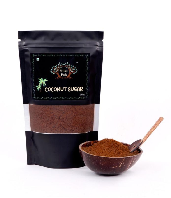 Native Pods Coconut Sugar 250gm | Pure & Natural Coconut Jaggery Powder | Natural Sweetener |