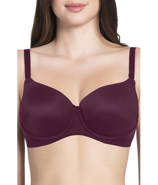 Amante - Purple Nylon Lightly Padded Women's T-Shirt Bra ( Pack of 1 ) - None