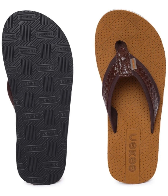 Paragon Tan Mens Thong Flip Flop - None