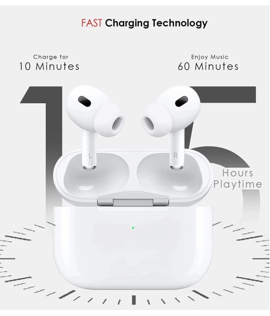 Vertical9 Earbud 8hrs playtime Type C True Wireless (TWS) In Ear 8 Hours Playback Active Noise cancellation IPX4(Splash & Sweat Proof) White