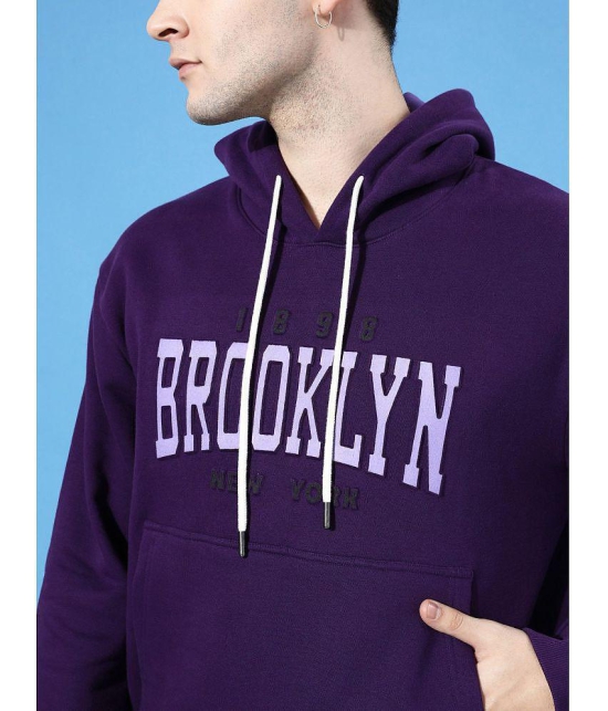 Dillinger Fleece Hooded Mens Sweatshirt - Purple ( Pack of 1 ) - None