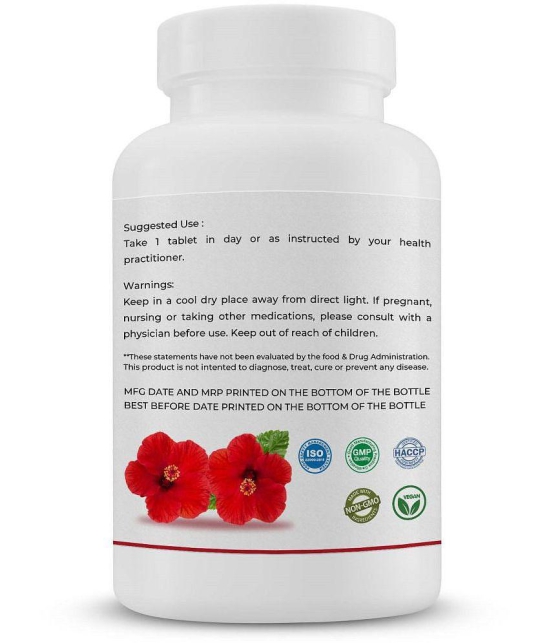 GOLDENACACIA HERRBALS Hibiscus 1000mg 120 Tablets Tablets 1 no.s