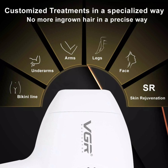 VGR V-716 Professional Hair Removal Laser Machine White-VGR V-716 Professional Hair Removal Laser Machine, White