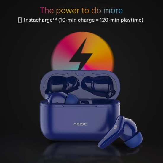 Noise Buds VS102 with 50 Hrs Playtime, 11mm Driver, IPX5 and Unique Flybird Design Bluetooth Headset Midnight Blue