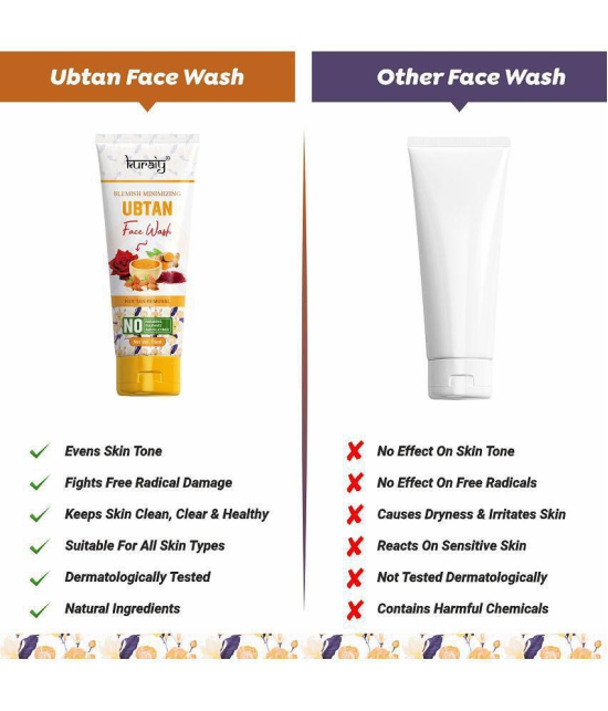 KURAIY - Tan Removal Face Wash For All Skin Type ( Pack of 3 )