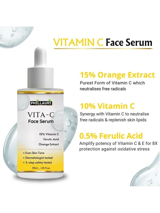 Phillauri Face Serum Vitamin C Radiant Glow For All Skin Type ( Pack of 2 )