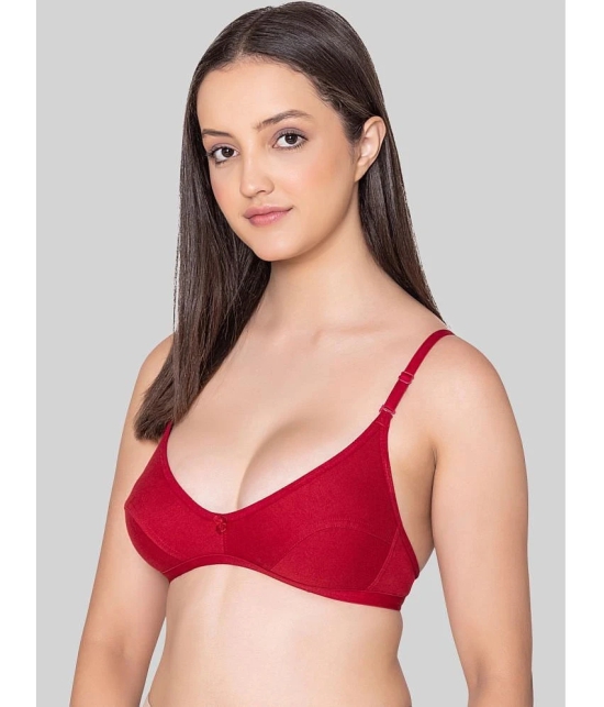 Bodycare Maroon Cotton Blend Non Padded Womens Everyday Bra ( Pack of 1 ) - None