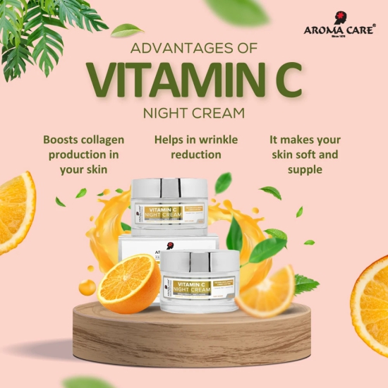 Aroma Care Pro Vitamin C Night Cream, 50 gm