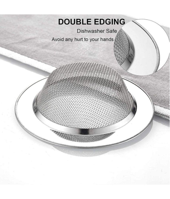 Kitchen Sink Strainer Stainless Steel Jali Waste Filter | Drain Basin Basket Filter Drainer Sink Jali