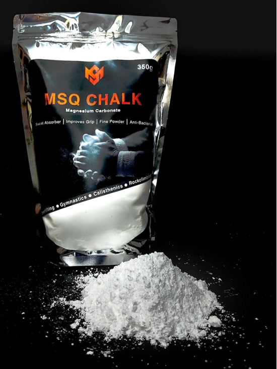 Muscle Squadron Gym Chalk Powder- Magnesium Carbonate Powder (350gm)