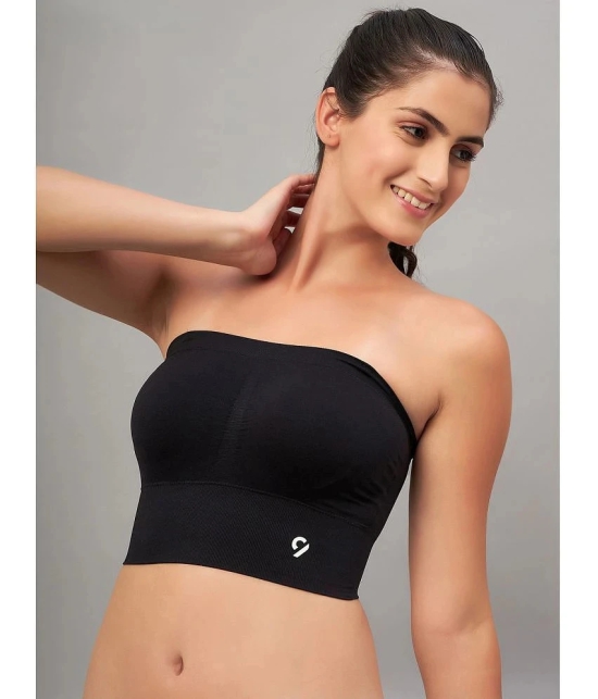 C9 Airwear - Black Nylon Lightly Padded Womens Tube Bra ( Pack of 1 ) - None