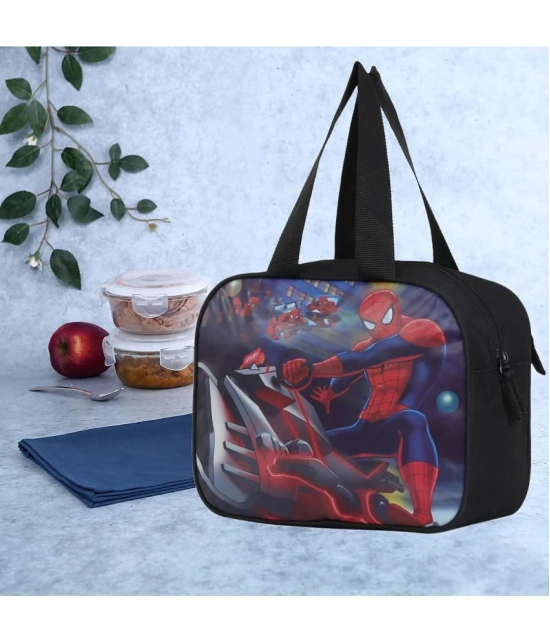 Kyros Black Polyester Lunch Bag Pack of 1 - Black