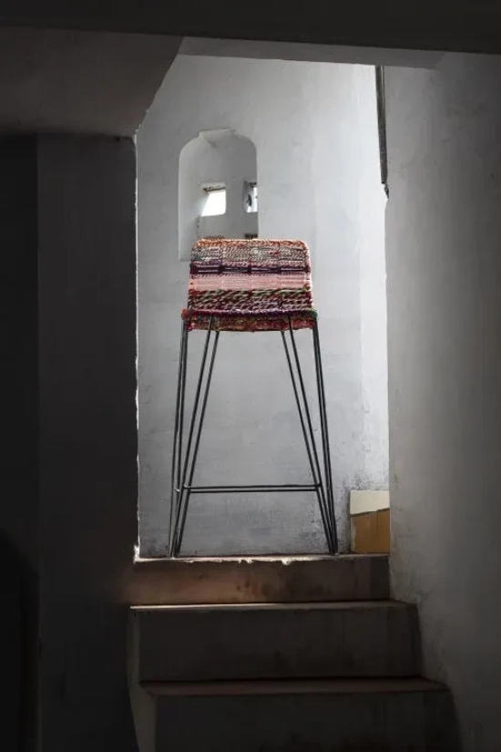 Seher Textile Waste Bar Stool