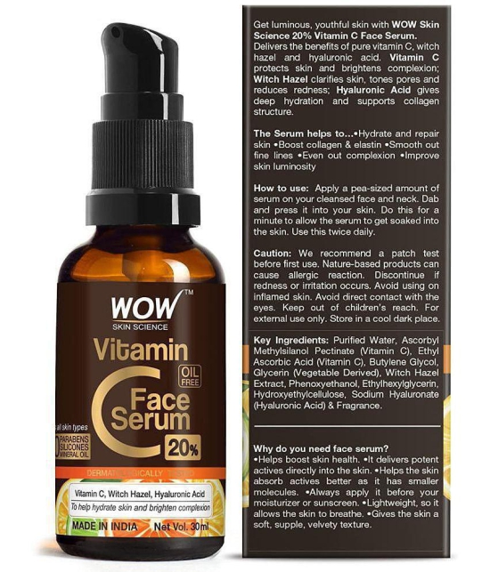 WOW Skin Science Vitamin C Skin Clearing Serum Genuine 20% (30 ml)