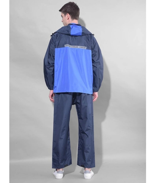 Dollar Blue Polyester Mens Rain Suit ( Pack of 1 ) - 2XL