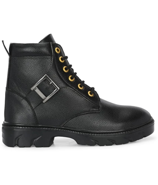 Leeport Black Mens Casual Boots - None