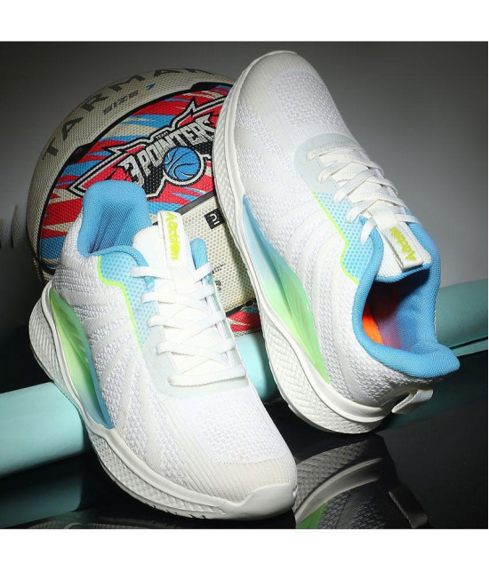 Action Sports Running Shoes White Mens Sports Running Shoes - None