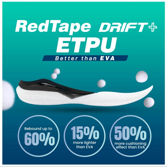 Red Tape ETPU Sports Walking Sports Shoes for Men | Soft Cushioned Insole, Slip-Resistance, Dynamic Feet Support, Arch Support & Shock Absorption