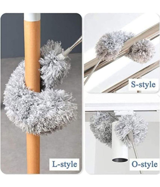 GEEO - Dust Mop ( Adjustable Handle ) - Light Grey