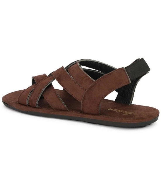 Buxton - Brown Mens Sandals - None