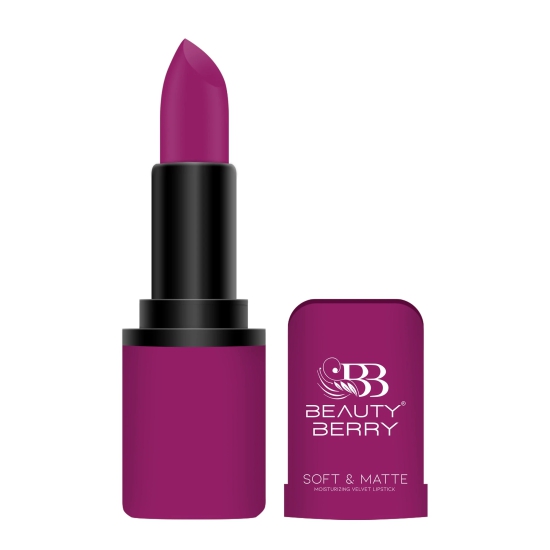 Beauty Berry Soft & Matte Moisturizing Velvet Lipstick-Shade 18