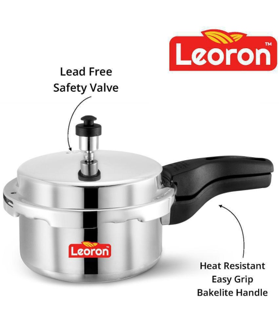 Srushti Gold is now Leoron 2 L Aluminium OuterLid Pressure Cooker With Induction Base