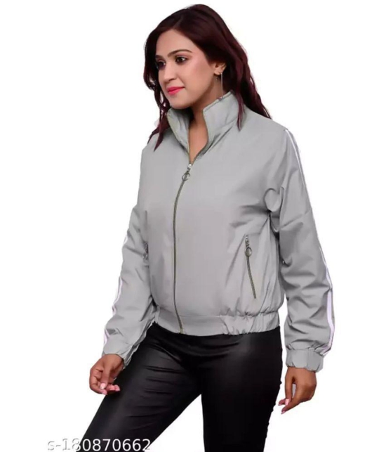 PPTHEFASHIONHUB - Polyester Grey Jackets - None