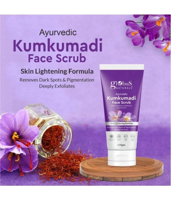 Globus Naturals Kumkumadi Face Scrub, 100gm