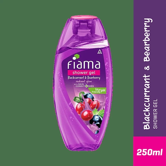 Fiama Shower Gel - Blackcurrant & Bearberry, 250 Ml