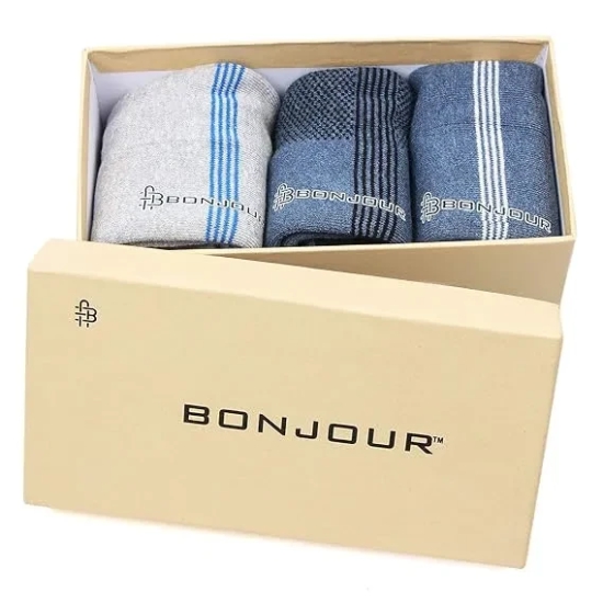 Men Cushioned Cotton Ankle Sports Socks - Pack of 3