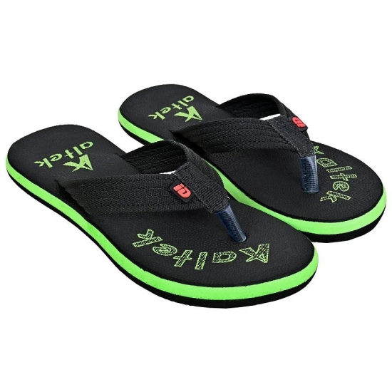 Altek - Green Mens Thong Flip Flop - None