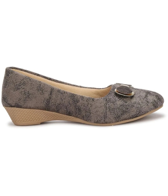 Ishransh - Gray Womens Casual Ballerinas - None