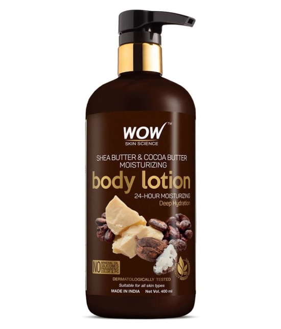 WOW Skin Science Shea & Cocoa Butter Body Lotion 400 ML