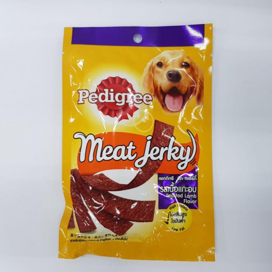 Pedigree Meat Jerky Adult Dog Treat Roasted Lamb 80g Pack