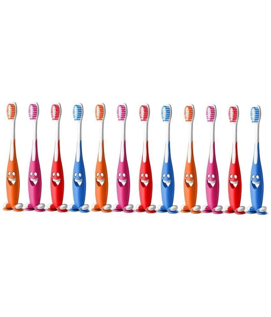 aquawhite aquawhite Junior Smiley Toothbrush Toothbrush Pack of 12