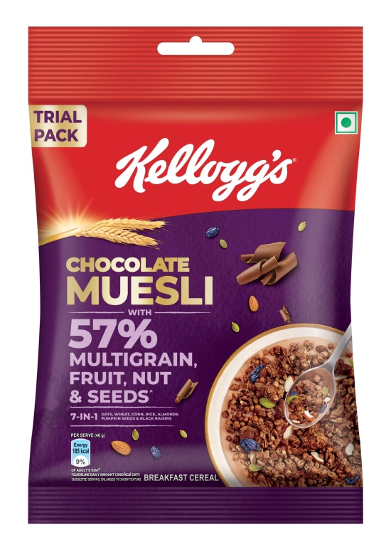 Kelloggs Chocolate Muesli 75G, 1 Pc