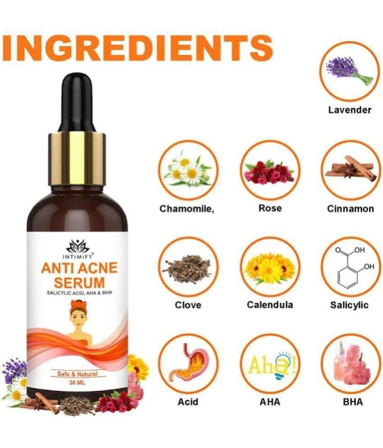 Intimify anti acne serum, anti aging wrinkles serum, face serum, skin brightening serum, anti wrinkle face serum (30 ml)