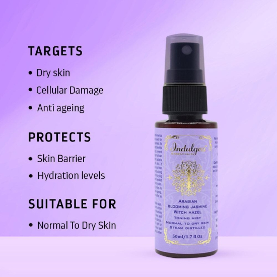 Arabian Blooming Jasmine Witch Hazel Facial Toning Mist | For Dry Skin