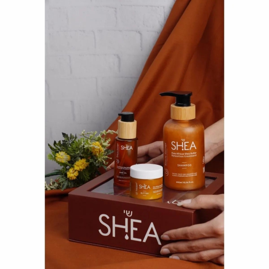 Beauty Garage Shea Gift set Shampoo & Oil 400ml-400ml