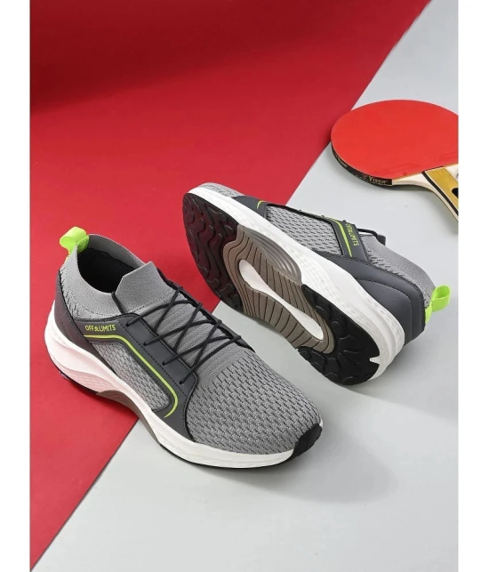 OFF LIMITS - REUBEN Gray Mens Sports Running Shoes - None